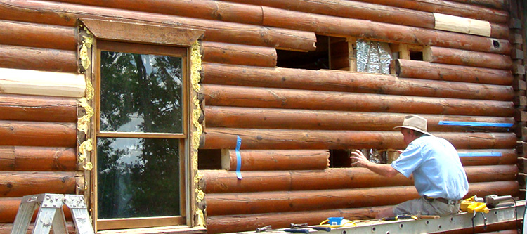 Log Home Repair Stephens County, Georgia
