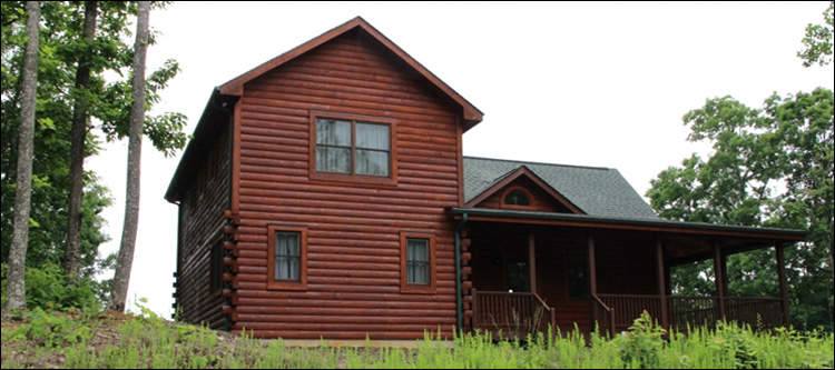 Professional Log Home Borate Application  Stephens County, Georgia